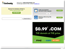 Tablet Screenshot of californiaessentials.com